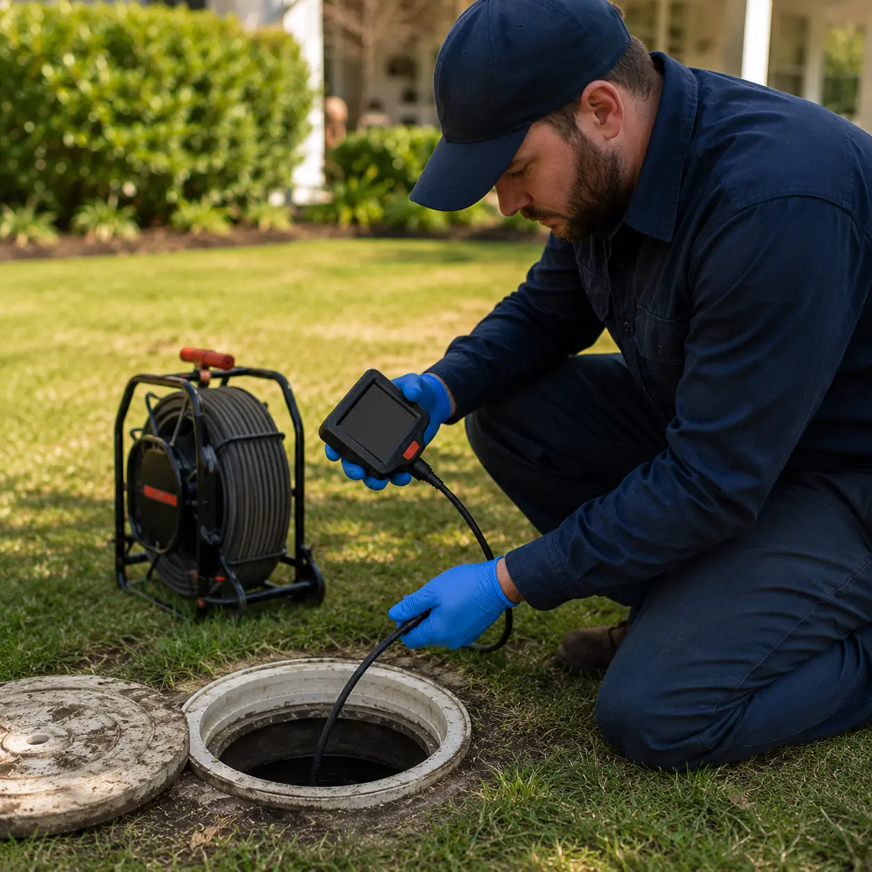 Septic inspection and diagnosis in Tecumseh
